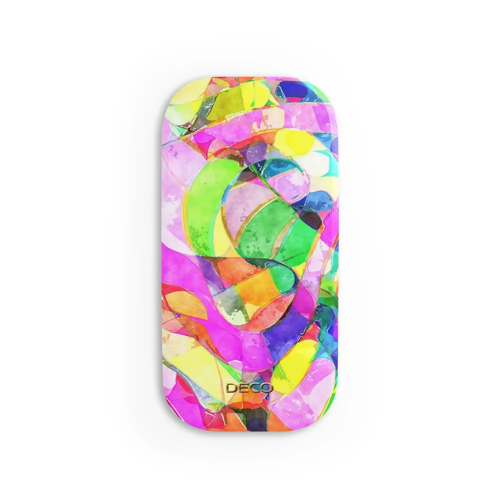 Abstract Neon Watercolor Phone Grip & Stand
