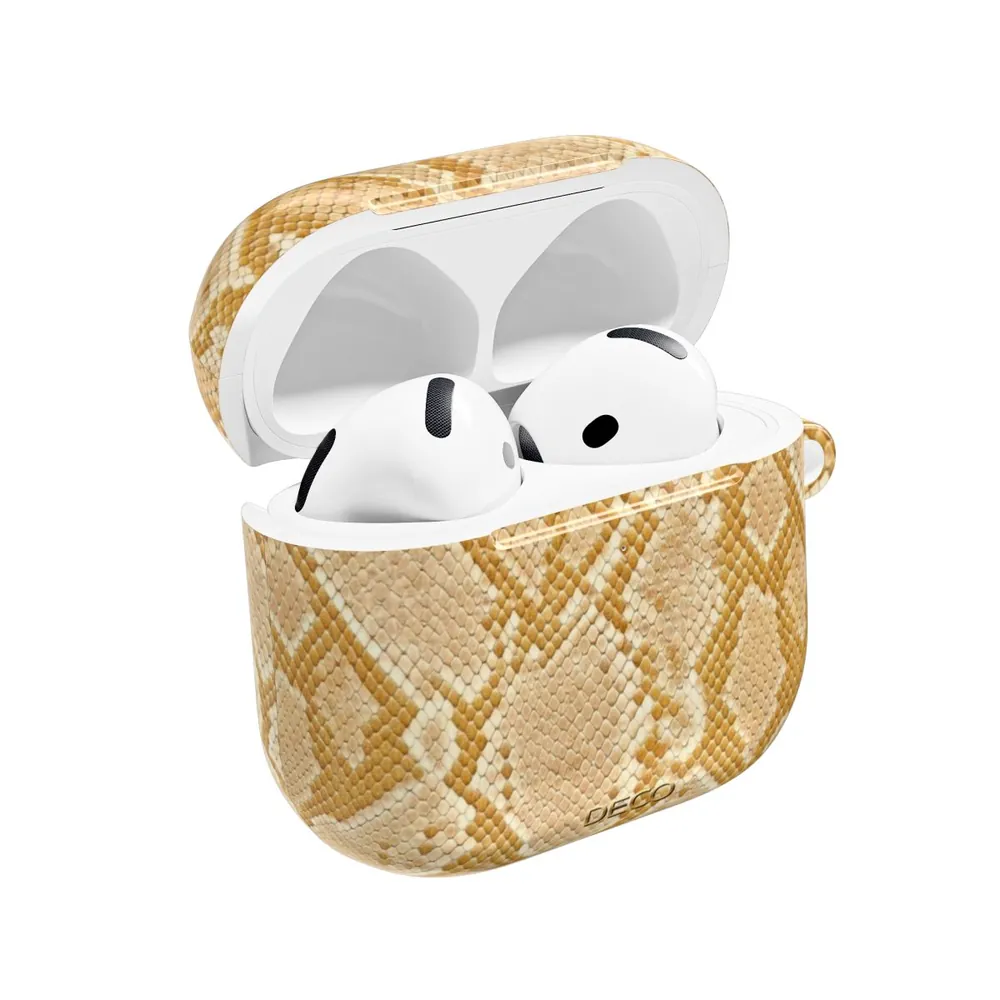 Albino Python Snake Skin AirPod Case