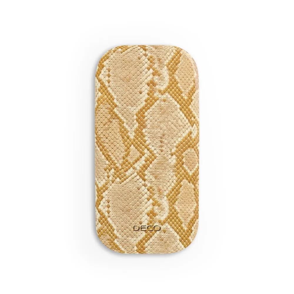 Albino Python Snake Skin Phone Grip & Stand