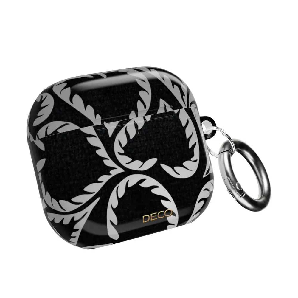 Black Velvet Hearts AirPod Case
