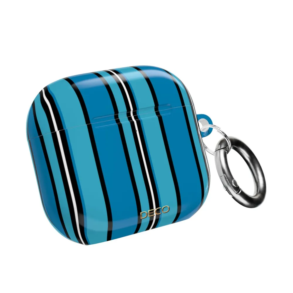Blue Stripes AirPod Case