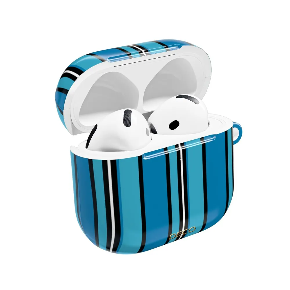 Blue Stripes AirPod Case