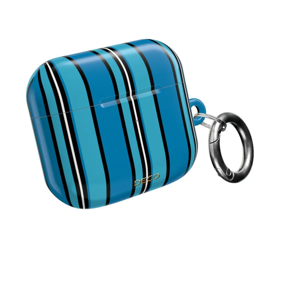Blue Stripes AirPod Case