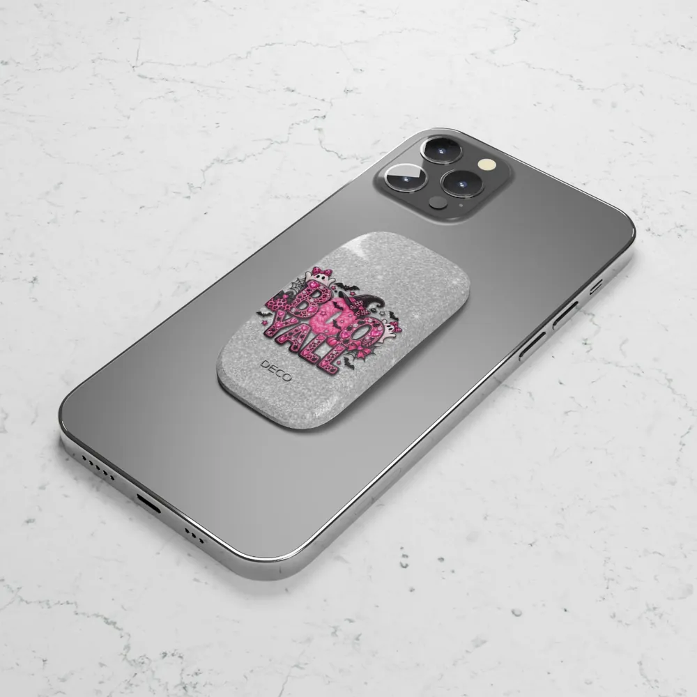 BOO YALL Bling Halloween Phone Grip & Stand