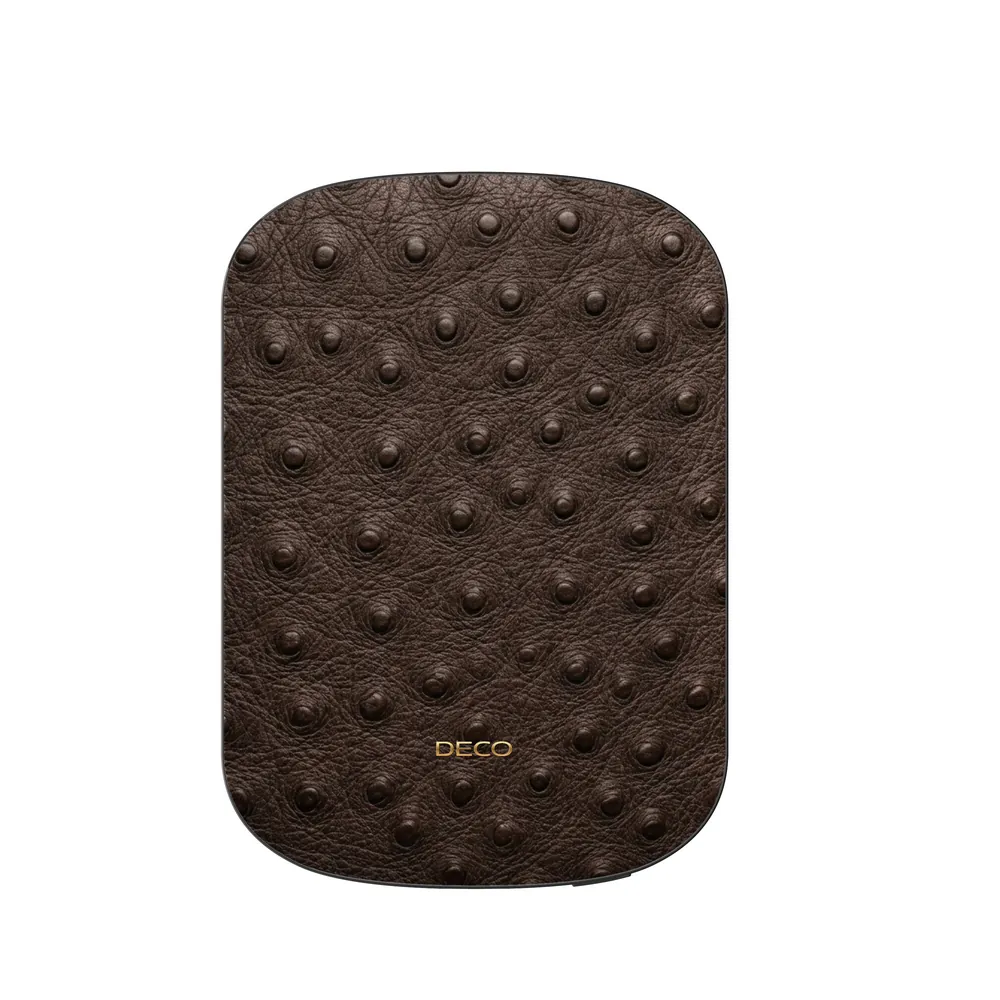 Brown Ostrich Skin MagSafe Power Bank