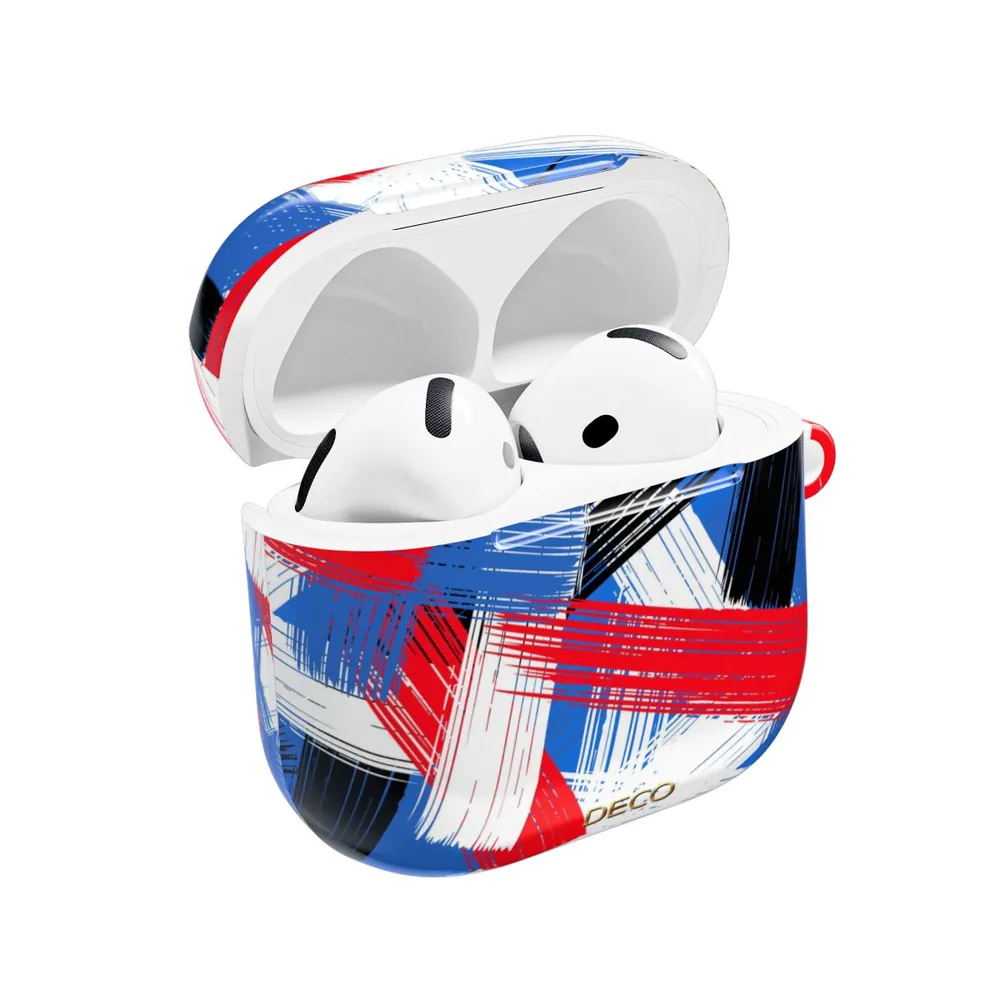 Brushstrokes Geometric Art AirPod Case