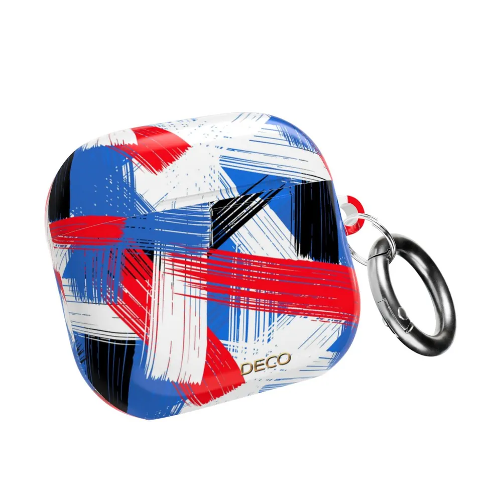 Brushstrokes Geometric Art AirPod Case