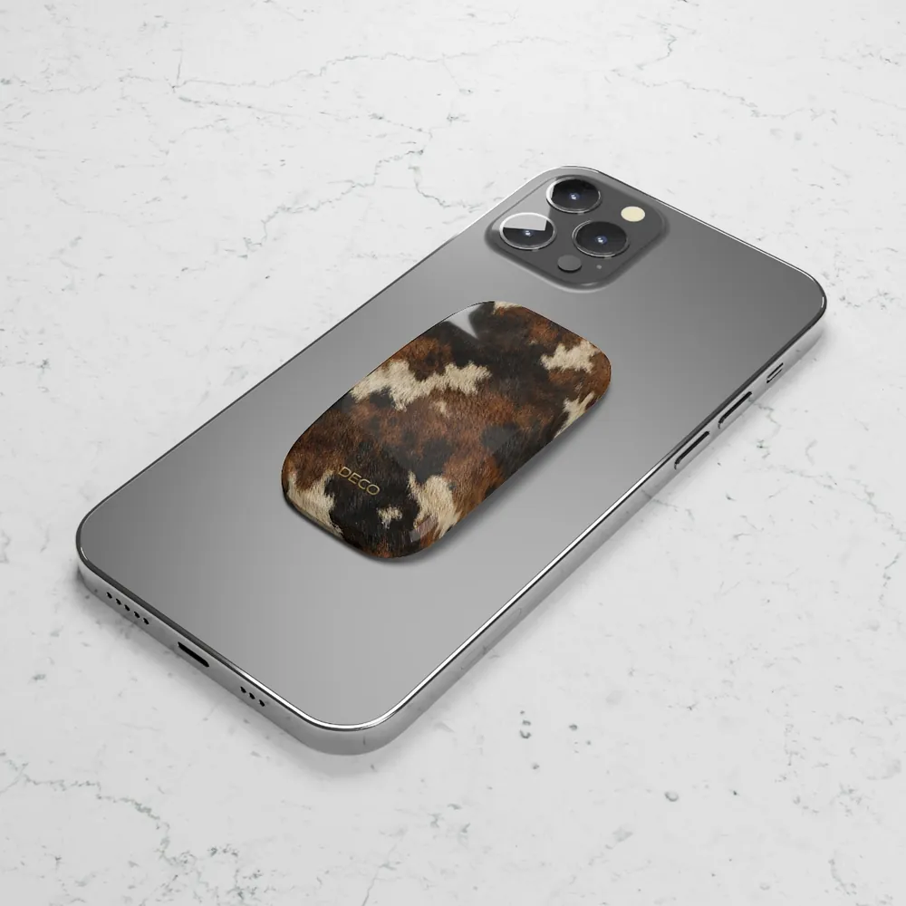 Cowhide Western Skin Phone Grip & Stand