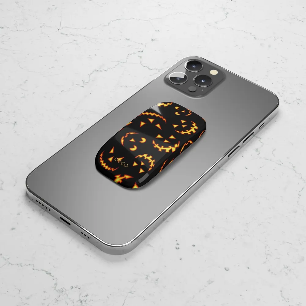 Creepy Jack-o-lanterns Spooky Halloween Phone Grip & Stand