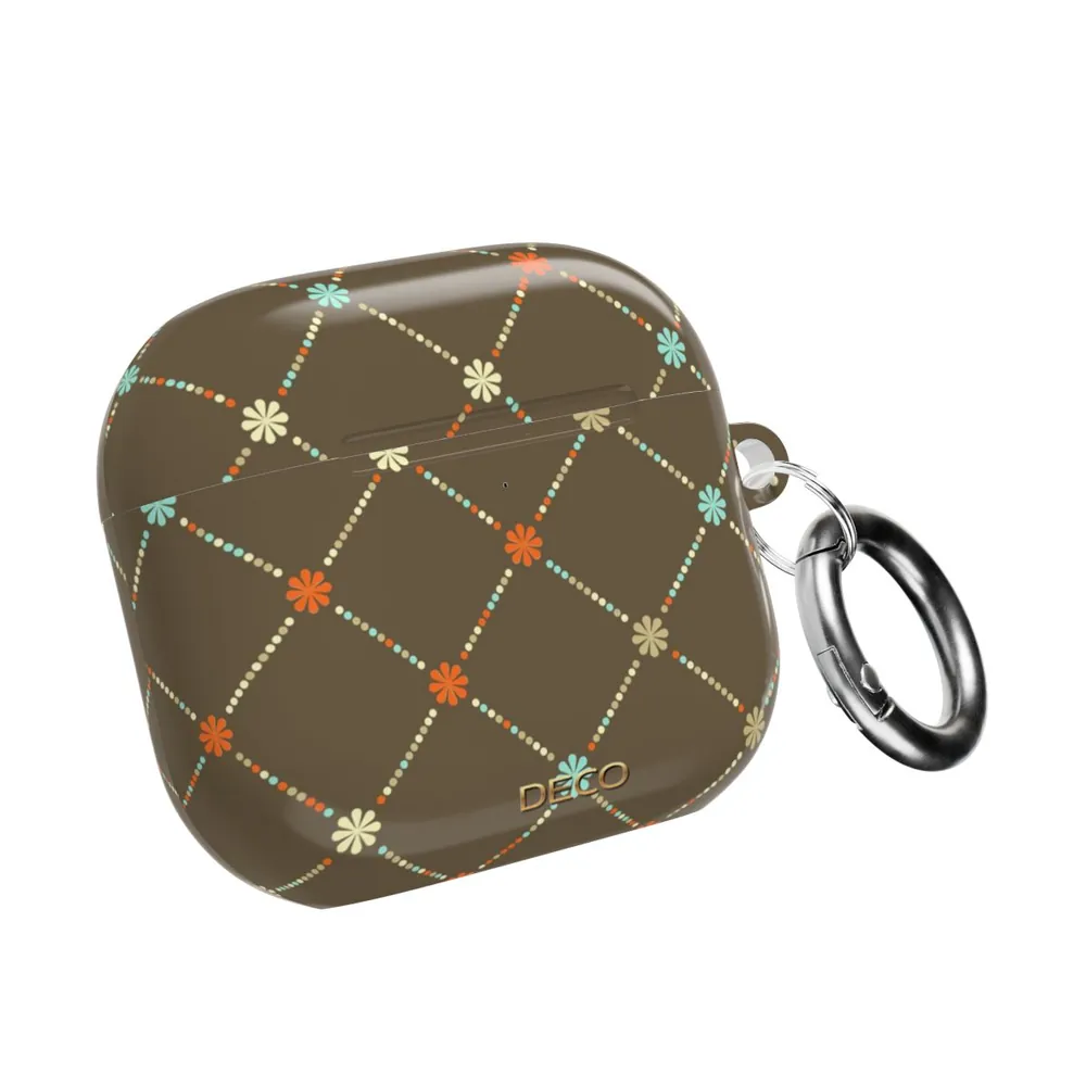 Daisy Dots Plaid AirPod Case