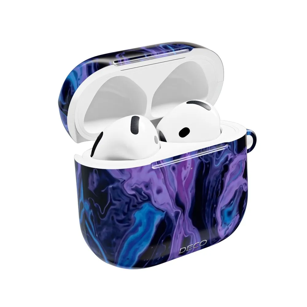 Deep Purple Swirl AirPod Case