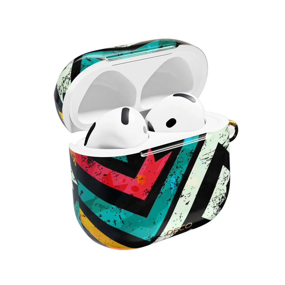 Distressed Frenzy Geometric AirPod Case