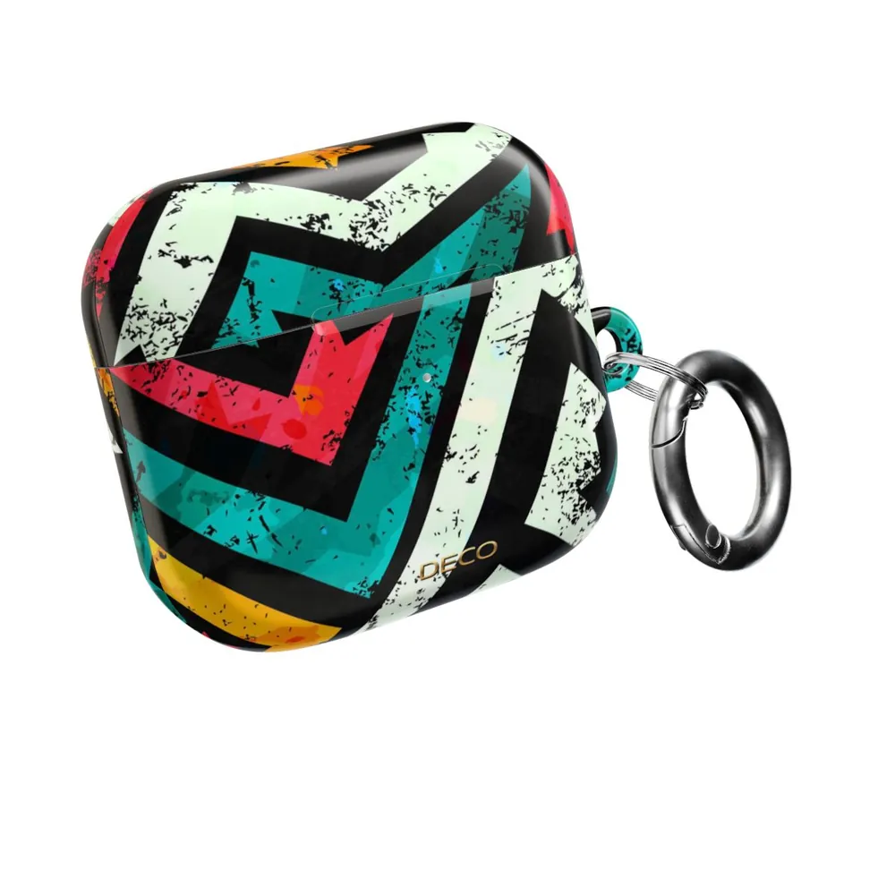 Distressed Frenzy Geometric AirPod Case