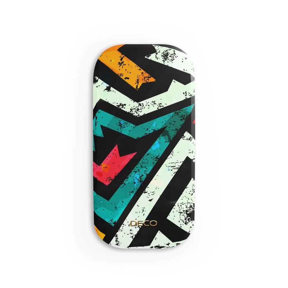 Distressed Frenzy Geometric Phone Grip & Stand