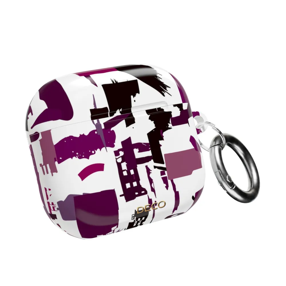 Distressed Geometric Grunge AirPod Case