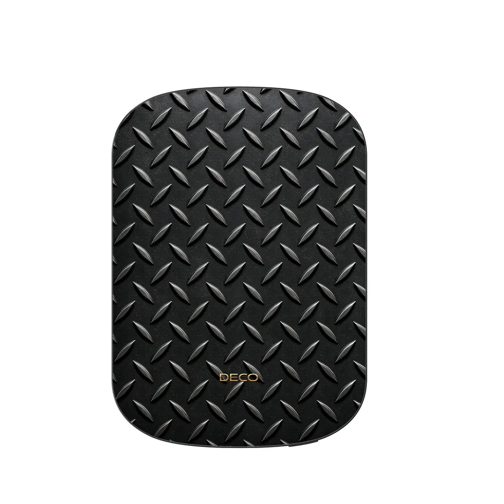 Industrial Metal Black Diamond Plate MagSafe Power Bank