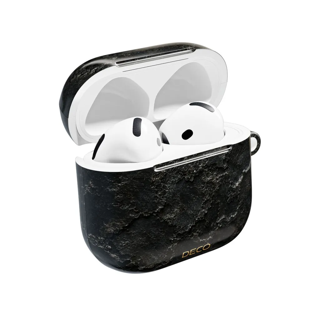 Industrial Metal Textured Slate AirPod Case