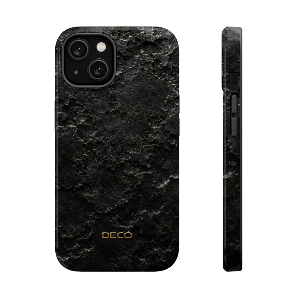 Industrial Metal Textured Slate MagSafe Impact-Resistant Phone Case