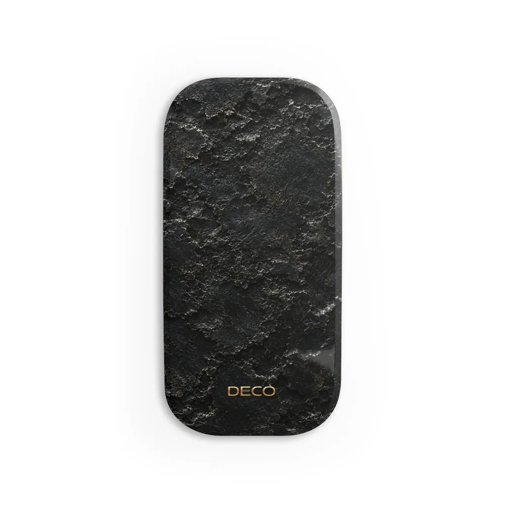 Industrial Metal Textured Slate Phone Grip & Stand