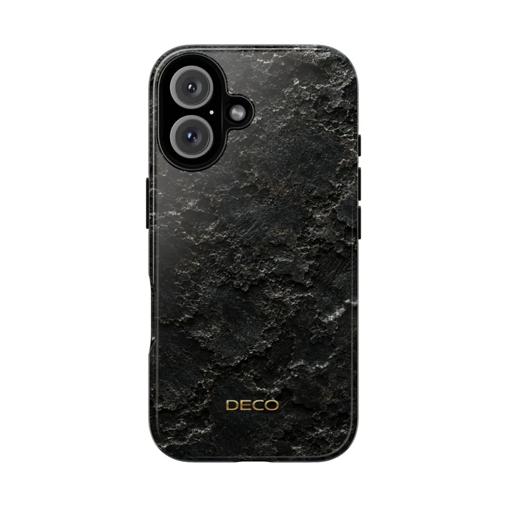Industrial Metal Textured Slate Tough Phone Case