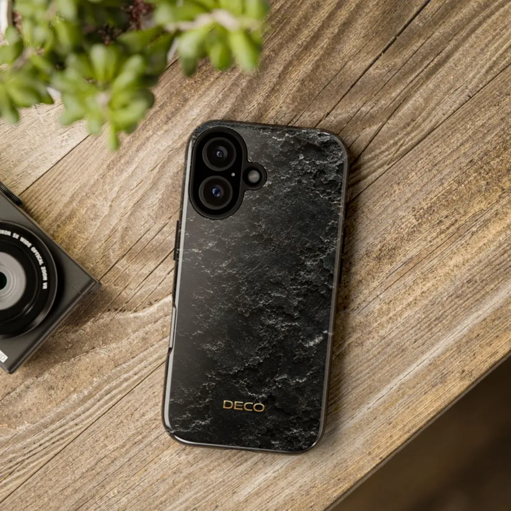 Industrial Metal Textured Slate Tough Phone Case
