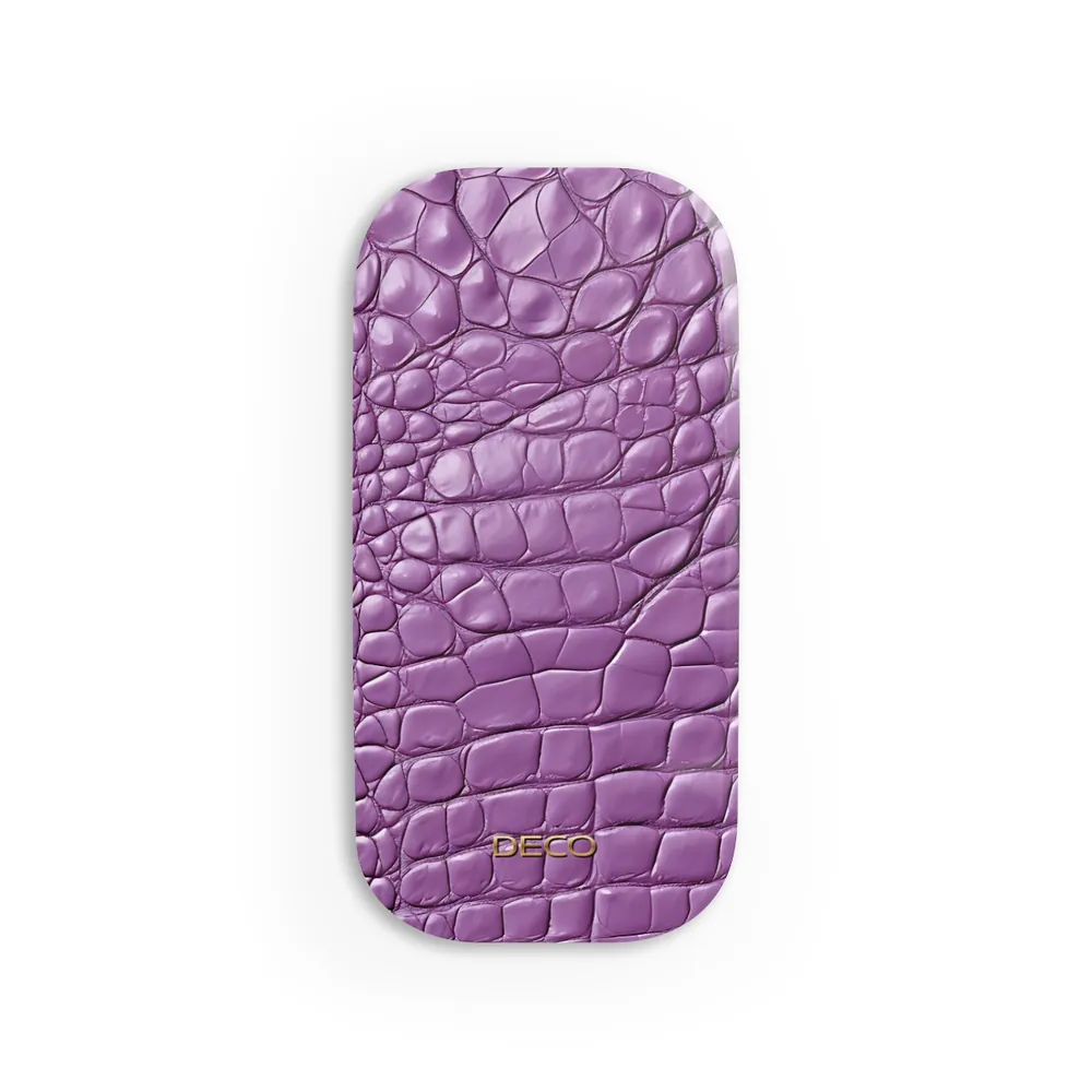 Lavender Alligator Skin Phone Grip & Stand