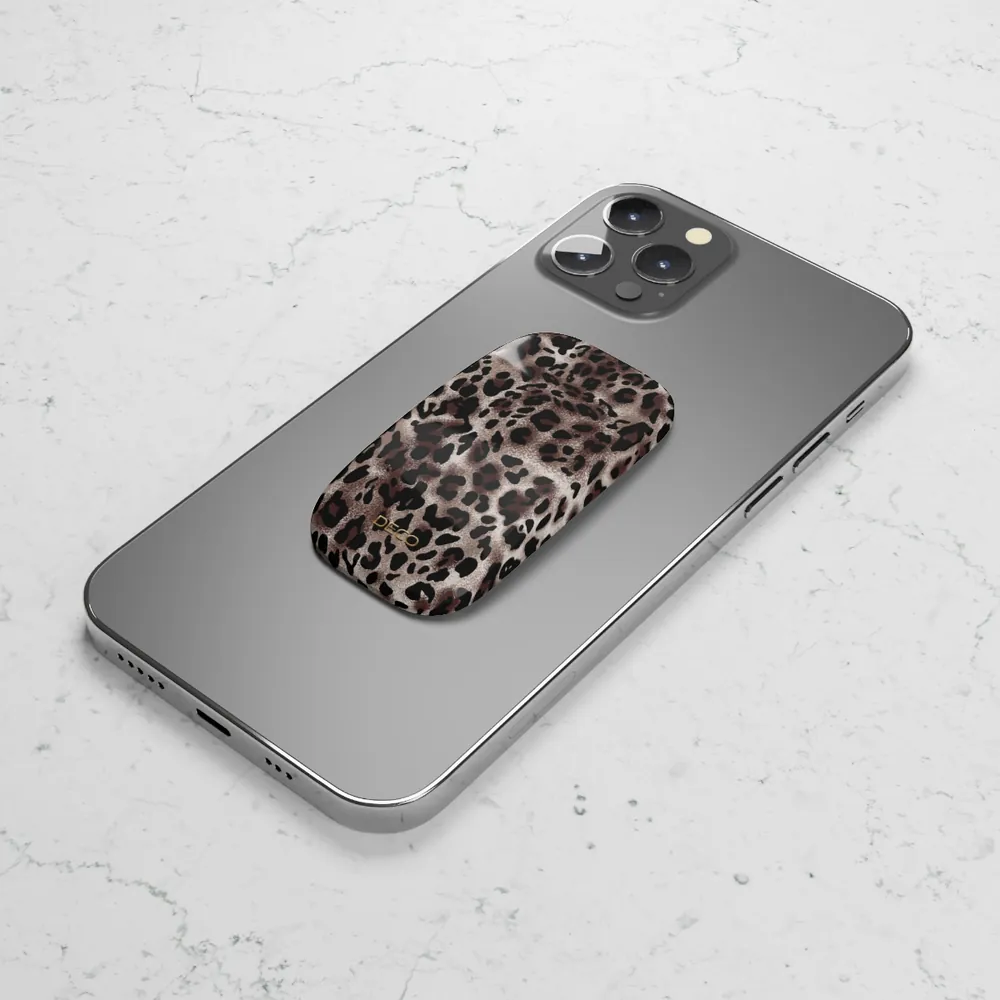 Leopard Skin Phone Grip & Stand