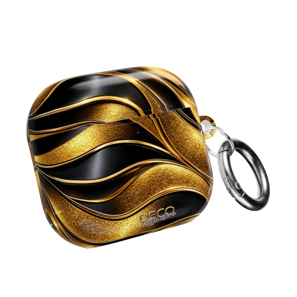 Luxury Black & Gold DECO Signature AirPod Case