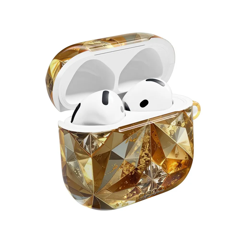 Luxury Diamond Facets DECO Signature AirPod Case