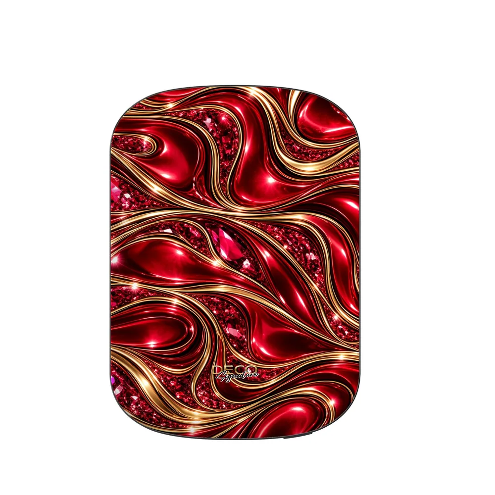 Luxury Liquid Gold & Ruby Reds DECO Signature MagSafe Power Bank