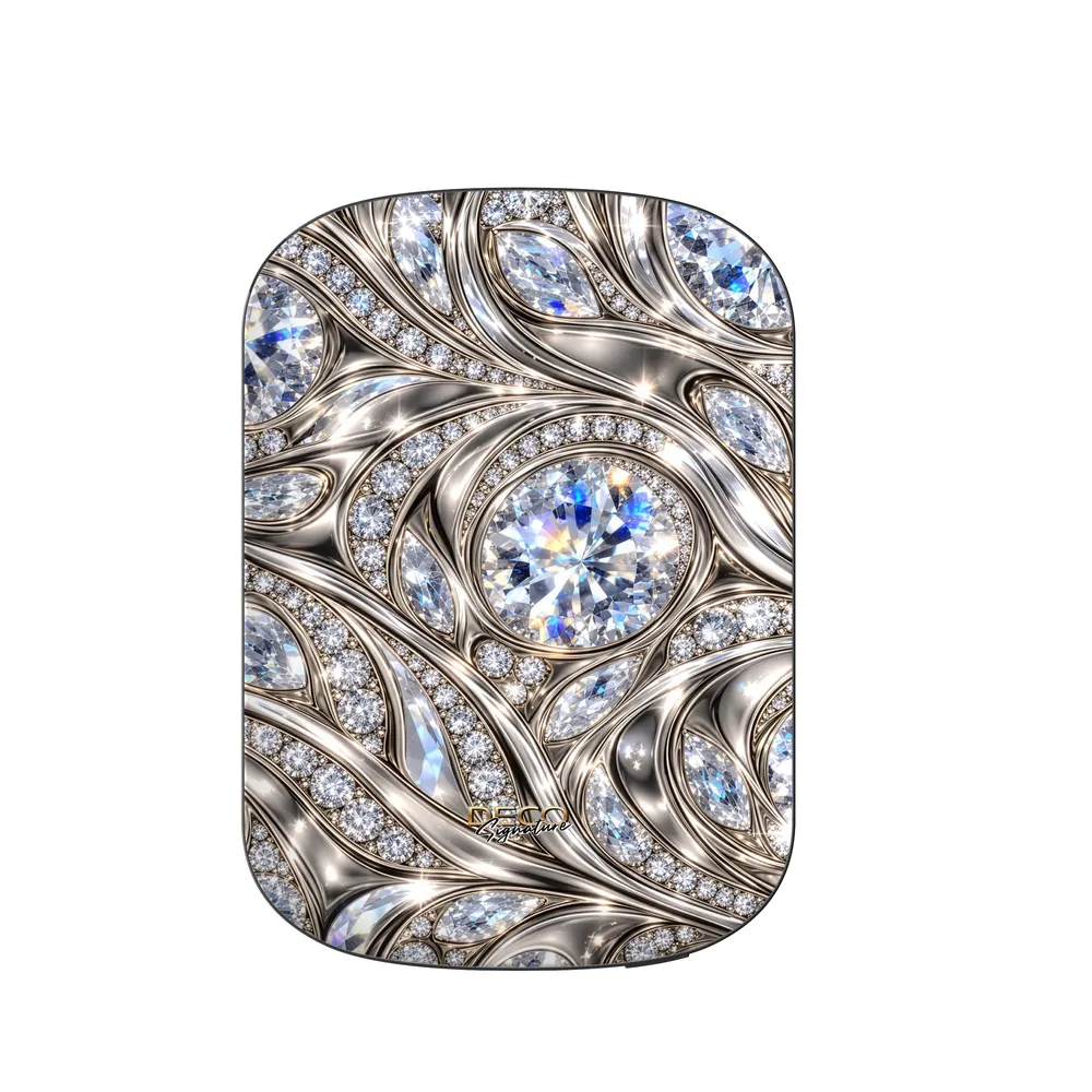 Luxury Platinum & Diamonds DECO Signature MagSafe Power Bank