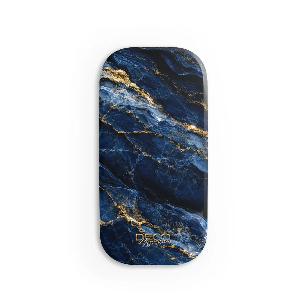 Luxury Sapphire Marble DECO Signature Phone Grip & Stand