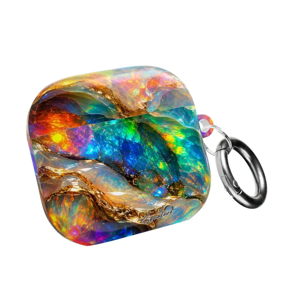 Luxury Vivid Opal DECO Signature AirPod Case