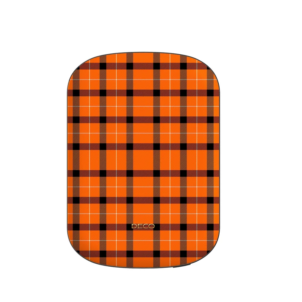 Orange Gingham Tartan Plaid MagSafe Power Bank