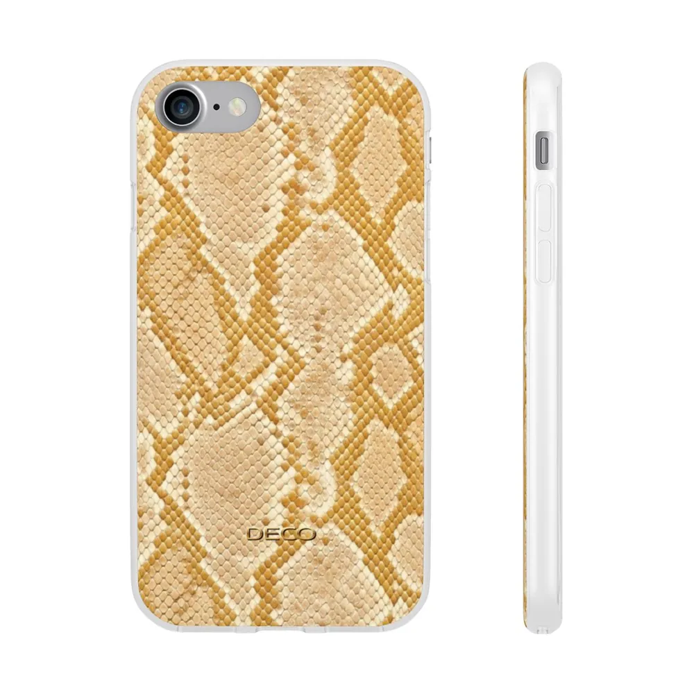 Albino Python Snake Skin Phone Case