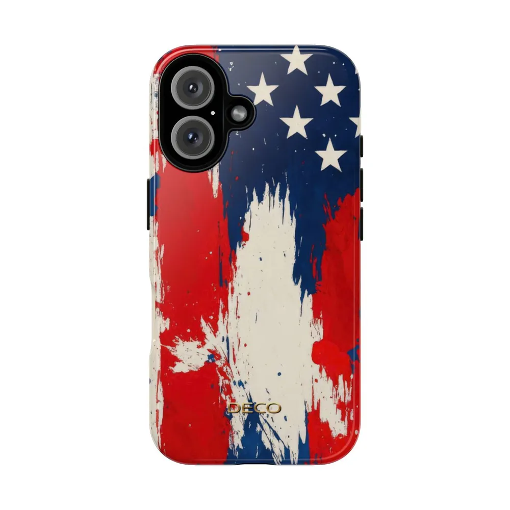Splatter Paint America Tough Phone Case