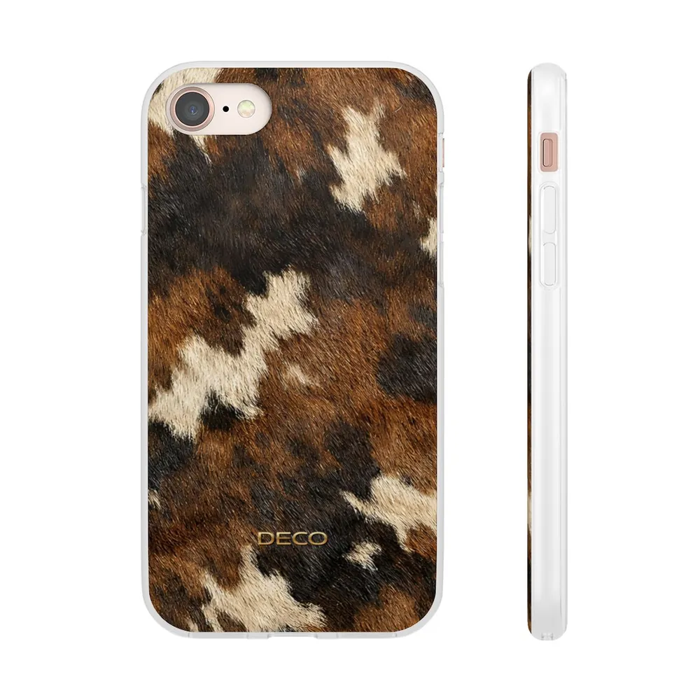 Cowhide Western Skin Phone Case