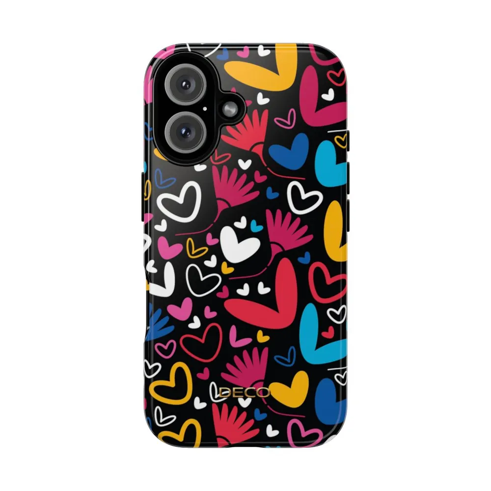 Whimsy Hearts Tough Phone Case