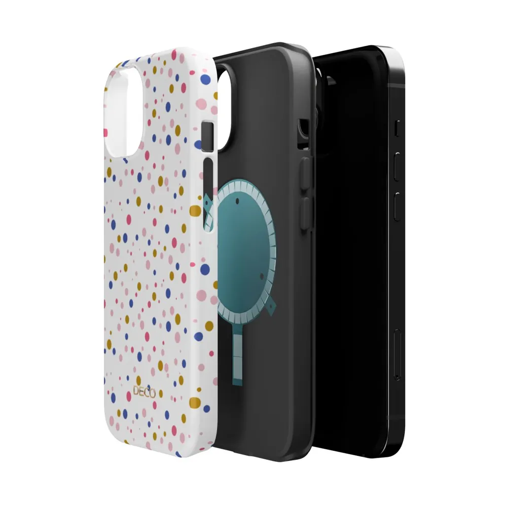 Random Dots MagSafe Impact-Resistant Phone Case