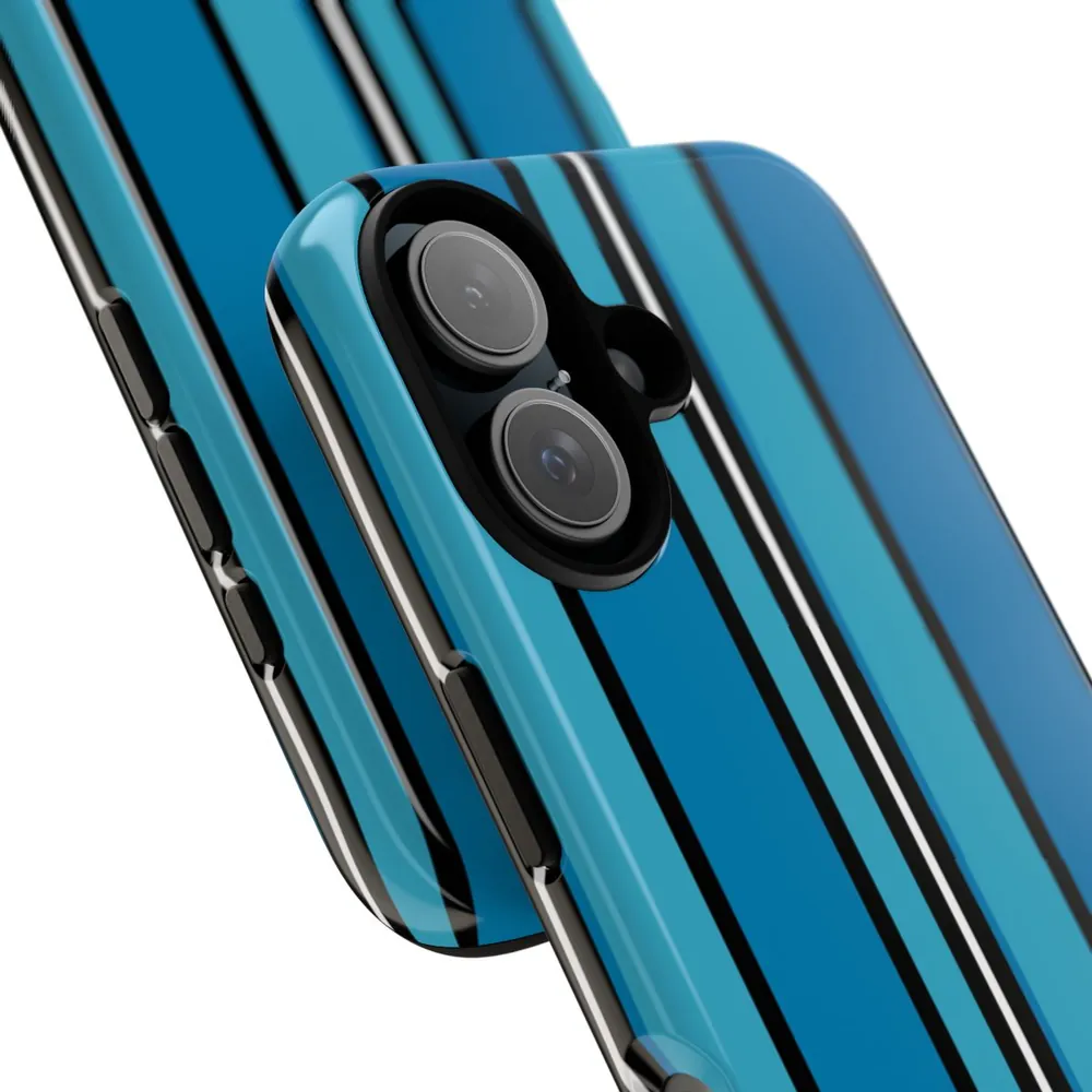 Blue Stripes Tough Phone Case