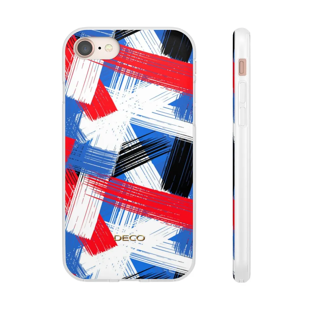 Brushstrokes Geometric Art Phone Case