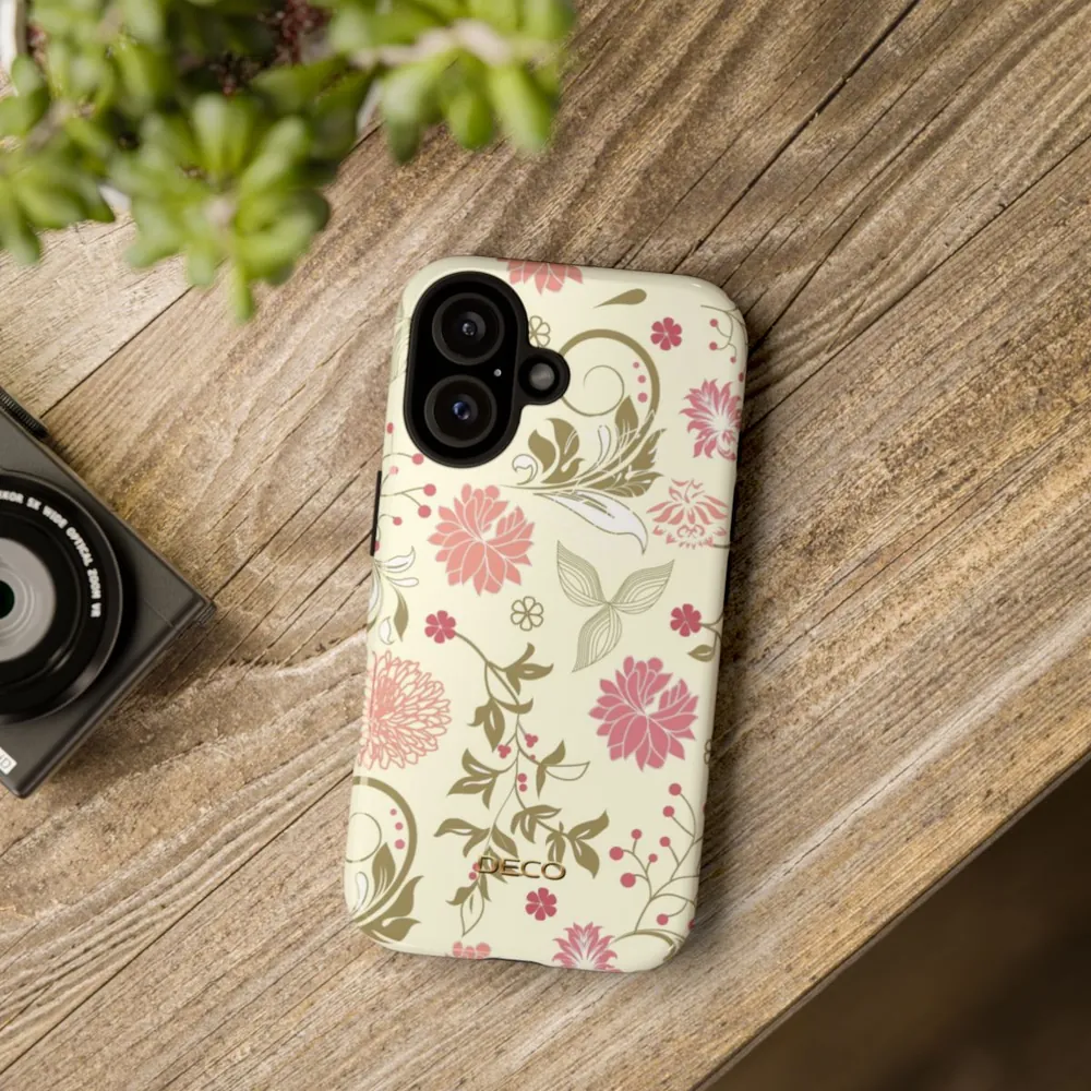 Vintage Delicate Floral Tough Phone Case