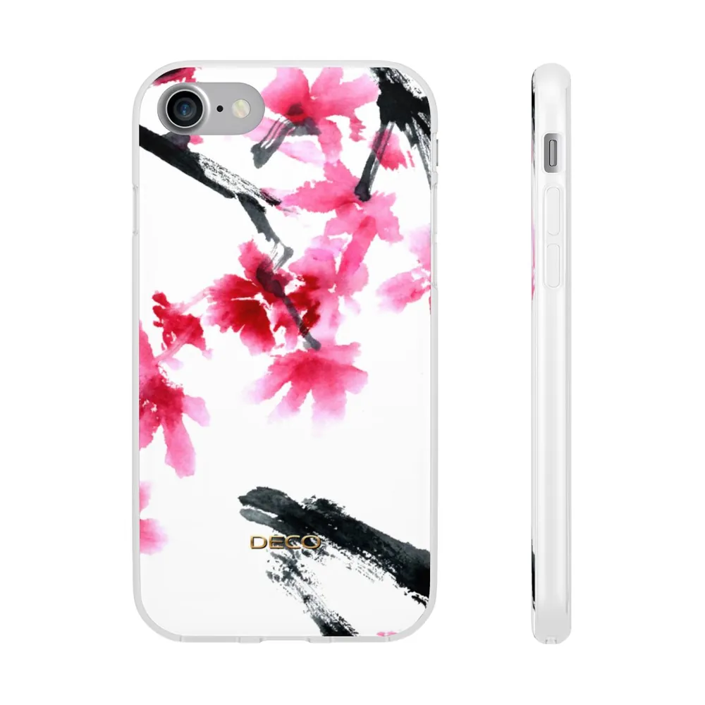 Watercolor Cherry Blossom Floral Phone Case