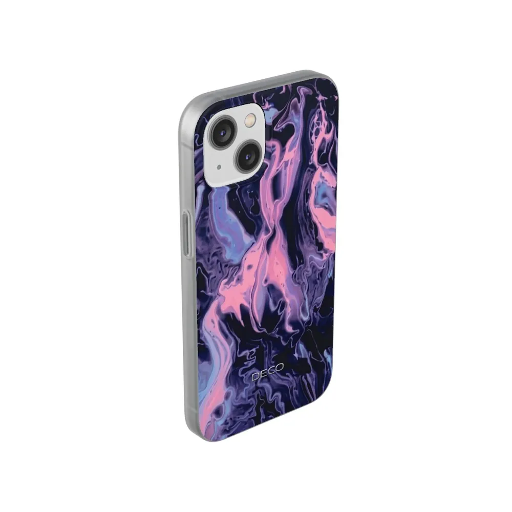 Pastel Contrast Swirl Phone Case
