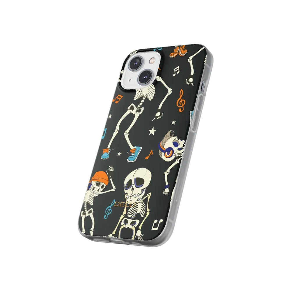 Dancing Skeletons Spooky Halloween Phone Case