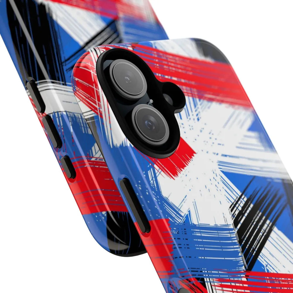 Brushstrokes Geometric Art Tough Phone Case