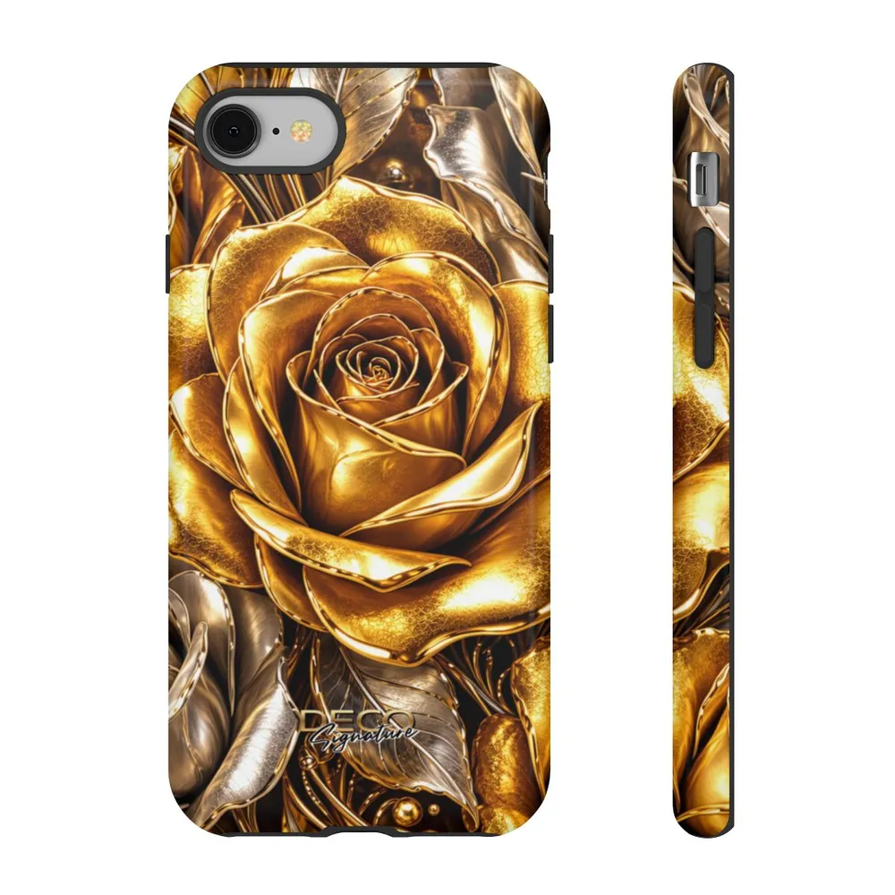 Luxury Gold Roses DECO Signature Tough Phone Case