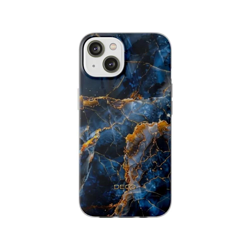 Blue Onyx Marble Phone Case