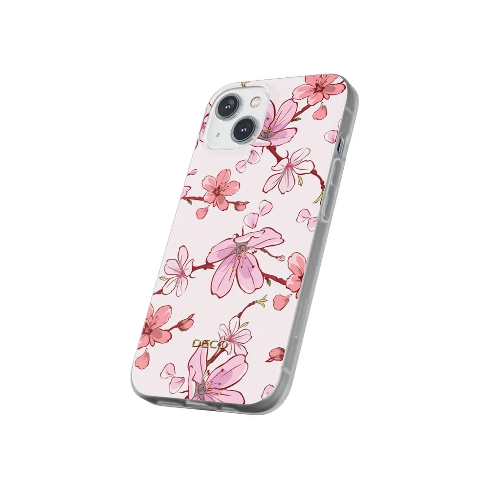Pink Cherry Blossoms Floral Phone Case