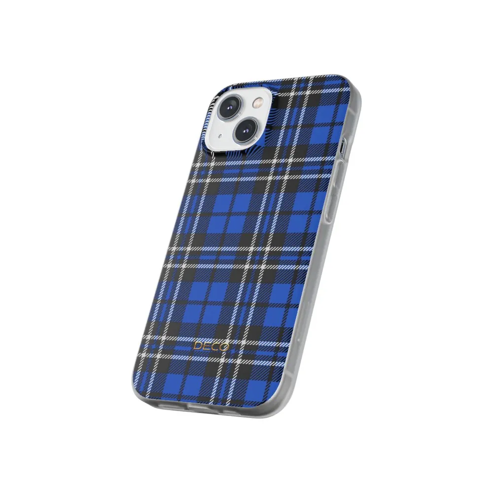 Royal Blue Tartan Plaid Phone Case